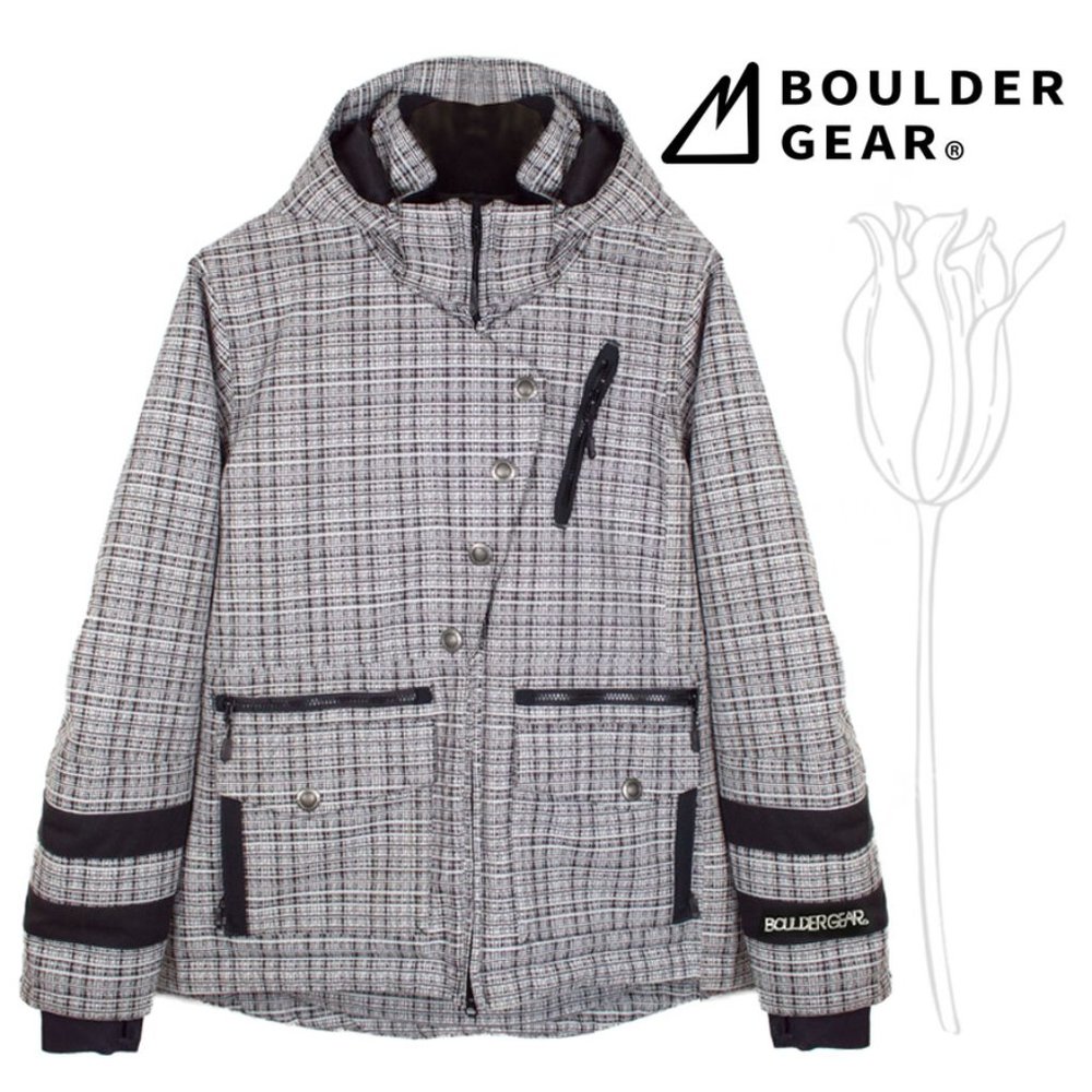 Boulder Gear Black & White  Insulated Outdoor Winter Sports Jacket